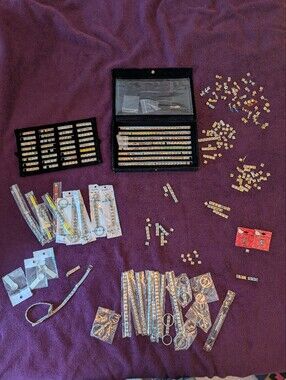 Italian Charm Bracelet  Bundle - +400 Charms, +20 Blank Bracelets or Keychains